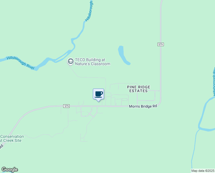 map of restaurants, bars, coffee shops, grocery stores, and more near 12833 Hawk Hill Drive in Thonotosassa
