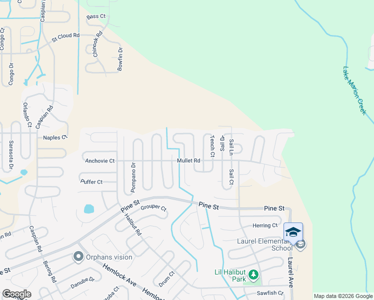 map of restaurants, bars, coffee shops, grocery stores, and more near 1608 Redfin Drive in Poinciana