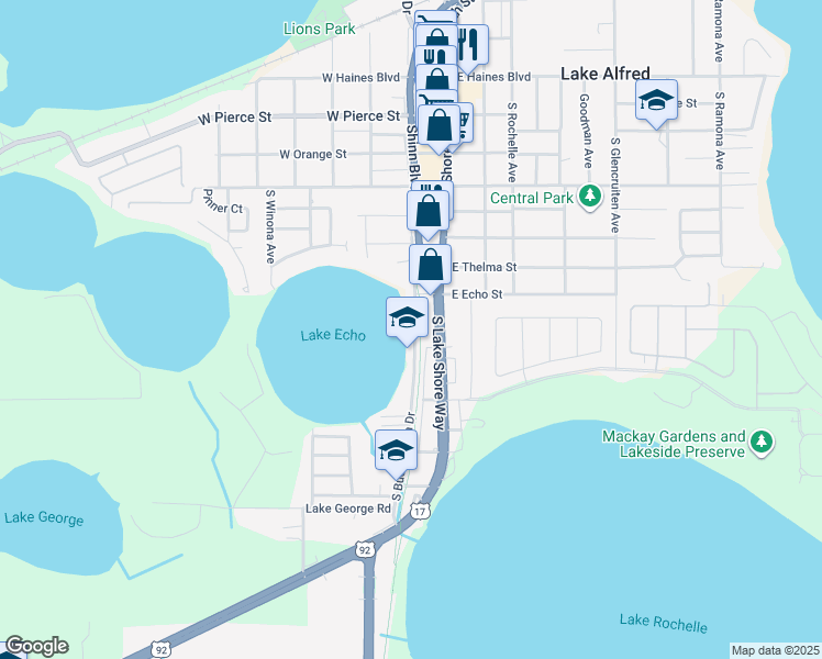 875 South Buena Vista Drive, Lake Alfred FL Walk Score