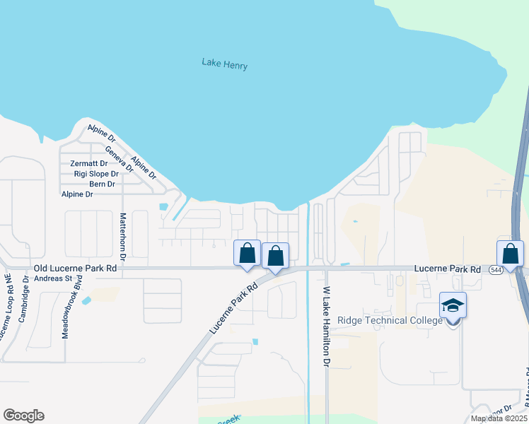 map of restaurants, bars, coffee shops, grocery stores, and more near 6825 South Lake Henry Drive in Winter Haven