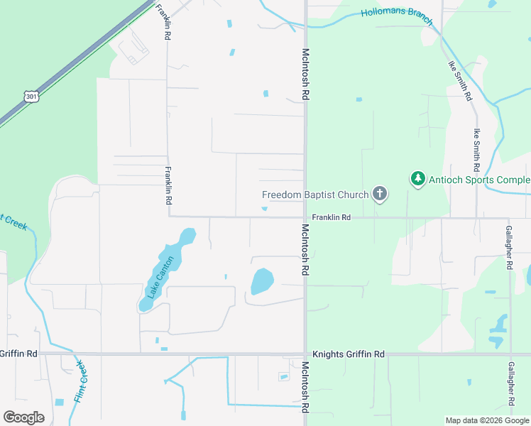 map of restaurants, bars, coffee shops, grocery stores, and more near 12628 Franklin Road in Thonotosassa