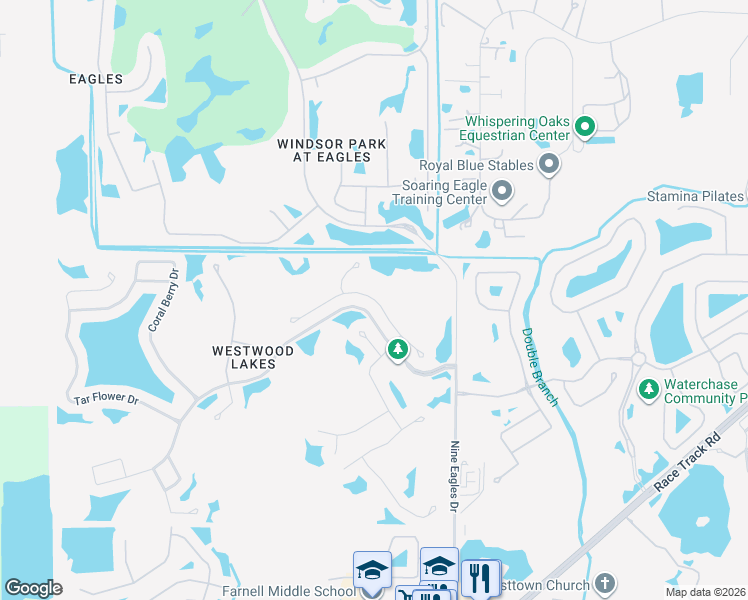 map of restaurants, bars, coffee shops, grocery stores, and more near 12528 Leatherleaf Drive in Tampa