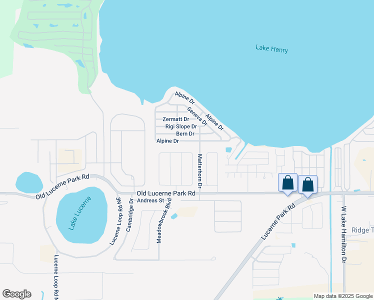 map of restaurants, bars, coffee shops, grocery stores, and more near 5800 Royal Hills Circle in Winter Haven