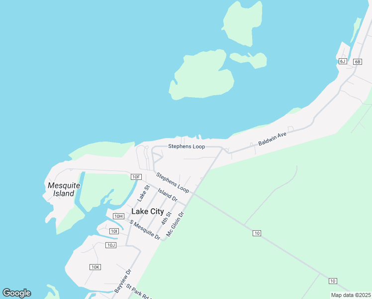 map of restaurants, bars, coffee shops, grocery stores, and more near 337 Stephens Loop in Lake City