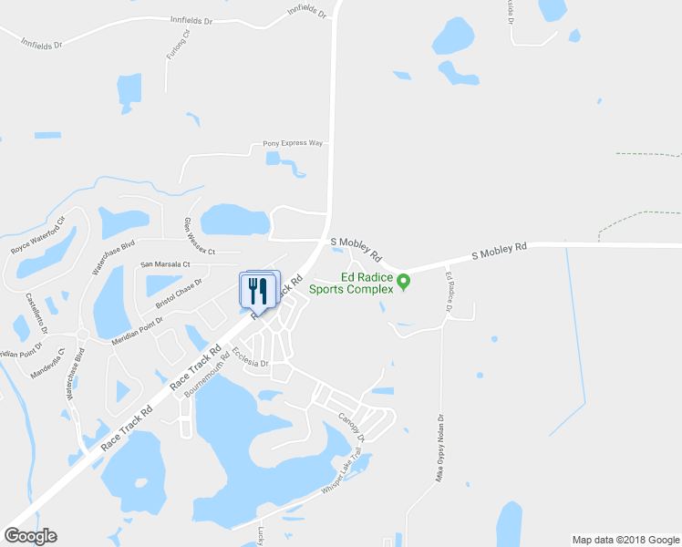 map of restaurants, bars, coffee shops, grocery stores, and more near 11215 Green Park Circle in Tampa