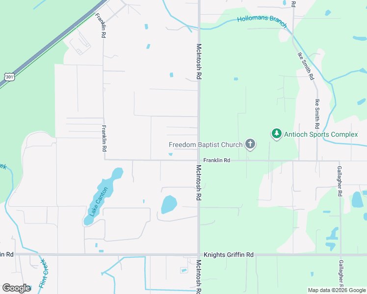 map of restaurants, bars, coffee shops, grocery stores, and more near 13109 McIntosh Road in Thonotosassa