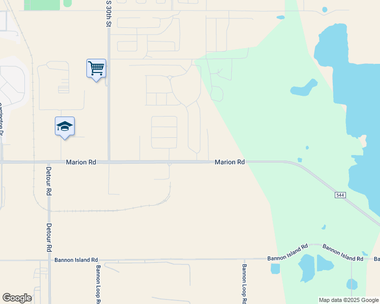 map of restaurants, bars, coffee shops, grocery stores, and more near in Haines City