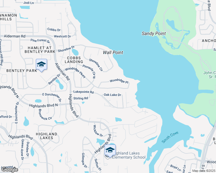 map of restaurants, bars, coffee shops, grocery stores, and more near 3742 Woodridge Place in Palm Harbor