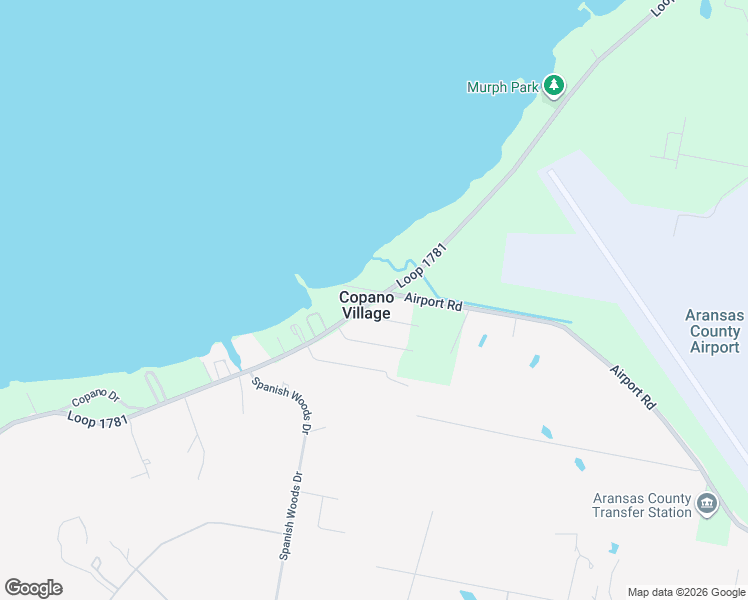 map of restaurants, bars, coffee shops, grocery stores, and more near in Copano Village