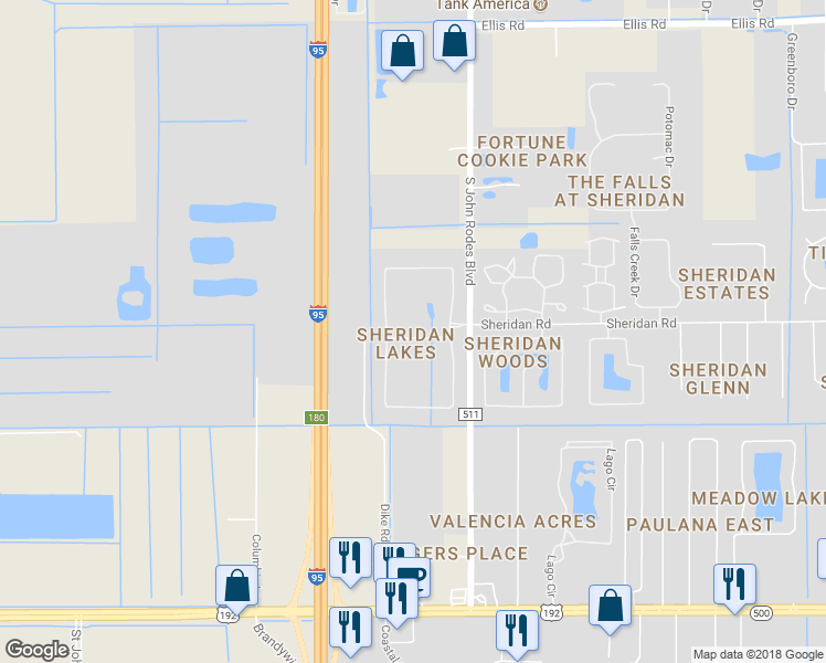 map of restaurants, bars, coffee shops, grocery stores, and more near 4560 Bellaluna Drive in Melbourne