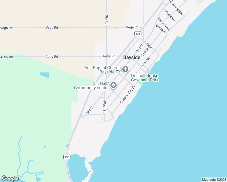 map of restaurants, bars, coffee shops, grocery stores, and more near 312 2nd Street in Bayside