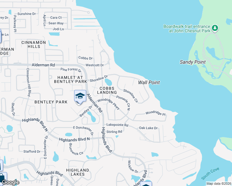 map of restaurants, bars, coffee shops, grocery stores, and more near in Palm Harbor