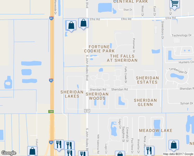 map of restaurants, bars, coffee shops, grocery stores, and more near 600 Saint Albans Court in West Melbourne