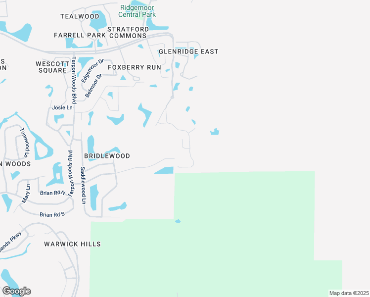map of restaurants, bars, coffee shops, grocery stores, and more near 2712 Deer Track Way in Palm Harbor