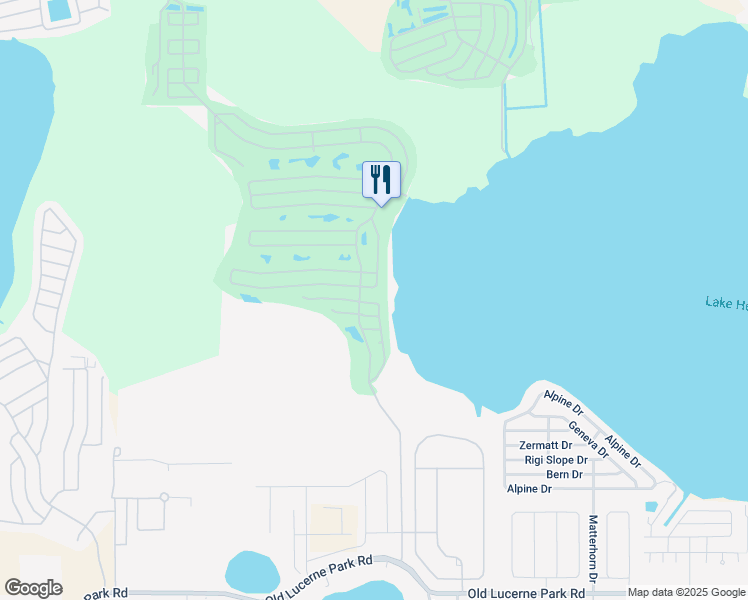 map of restaurants, bars, coffee shops, grocery stores, and more near 1049 Eagle Drive in Winter Haven