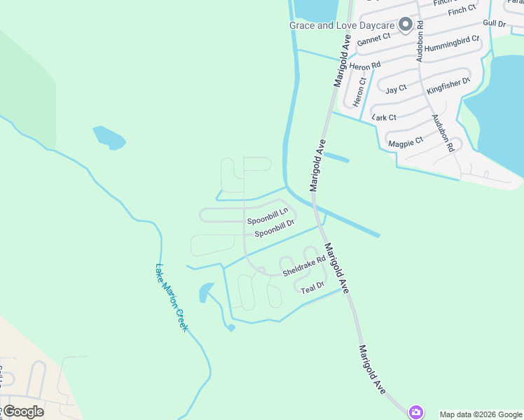 map of restaurants, bars, coffee shops, grocery stores, and more near 277 Spoonbill Drive in Kissimmee