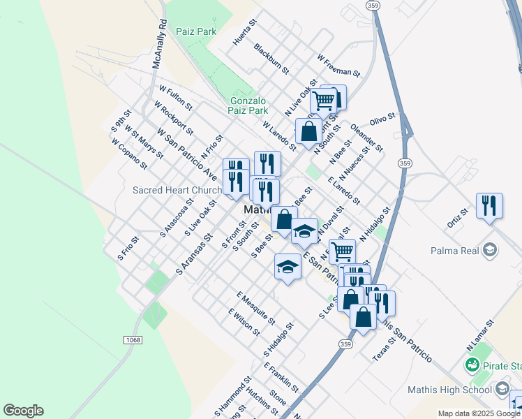 Mathis TX Walk Score