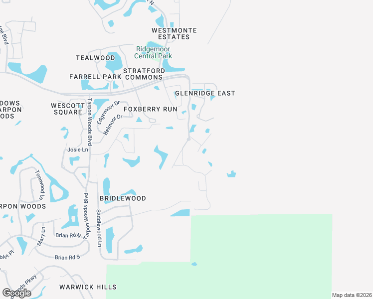 map of restaurants, bars, coffee shops, grocery stores, and more near 2935 Hawks Landing Boulevard in Palm Harbor
