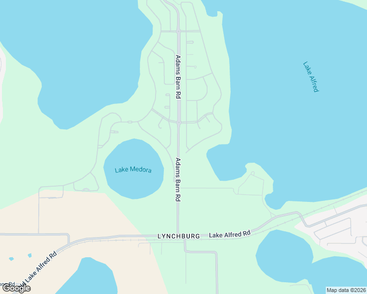 map of restaurants, bars, coffee shops, grocery stores, and more near 107 Blazing Star Avenue in Lake Alfred