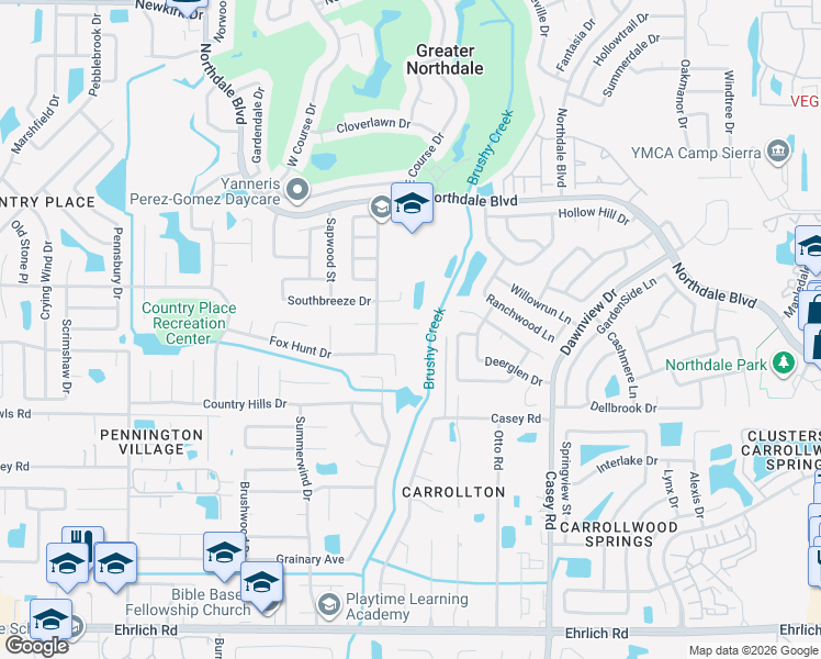 map of restaurants, bars, coffee shops, grocery stores, and more near 4504 Huntsman Court in Tampa