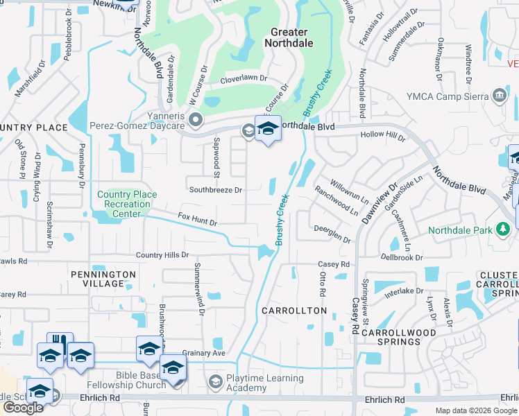 map of restaurants, bars, coffee shops, grocery stores, and more near 4504 Huntsman Court in Tampa