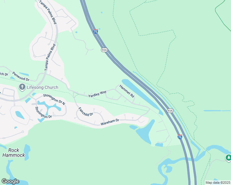 map of restaurants, bars, coffee shops, grocery stores, and more near 7201 Yardley Way in Tampa