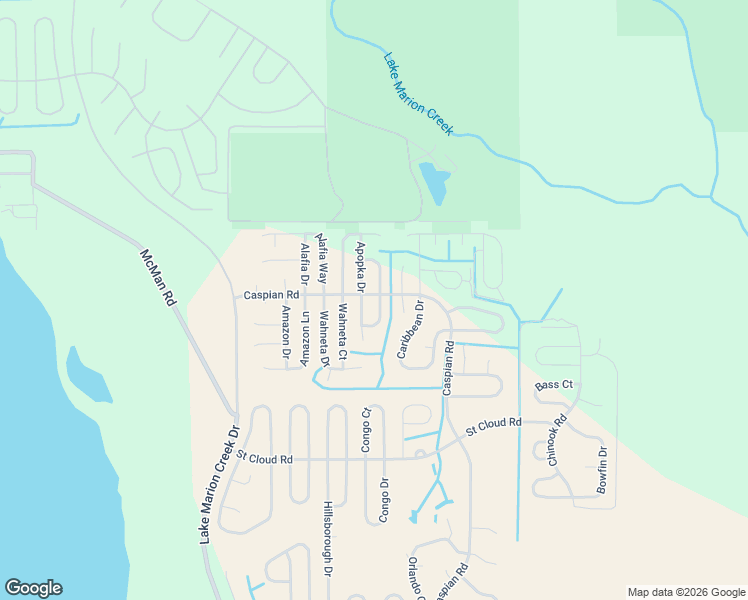 map of restaurants, bars, coffee shops, grocery stores, and more near 1200 Atlantic Court in Poinciana