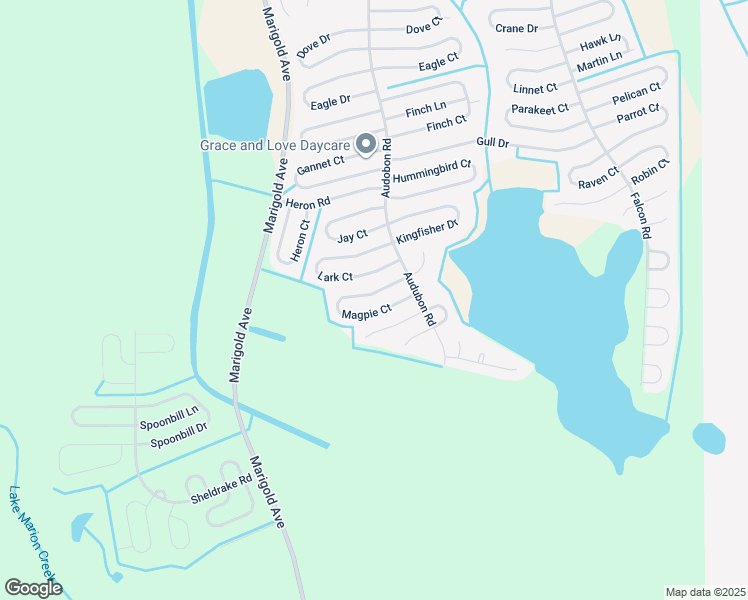 map of restaurants, bars, coffee shops, grocery stores, and more near 416 Magpie Court in Poinciana