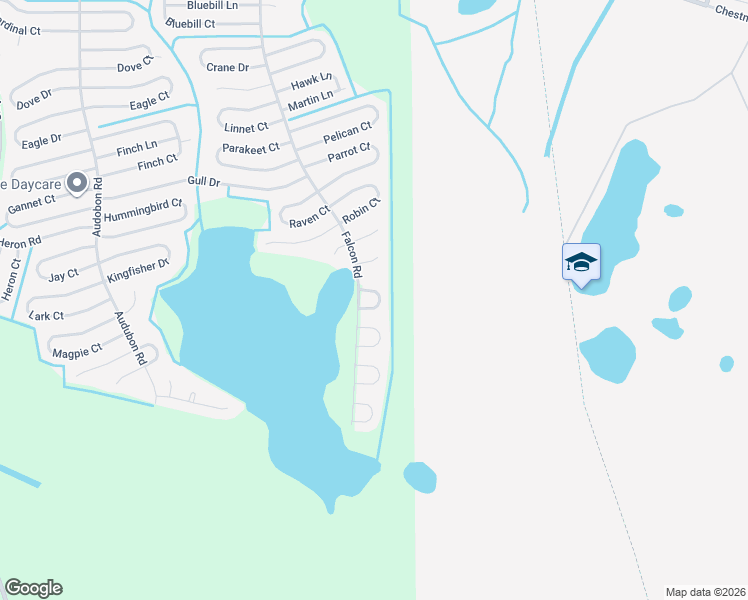map of restaurants, bars, coffee shops, grocery stores, and more near 702 Waxwing Court in Kissimmee