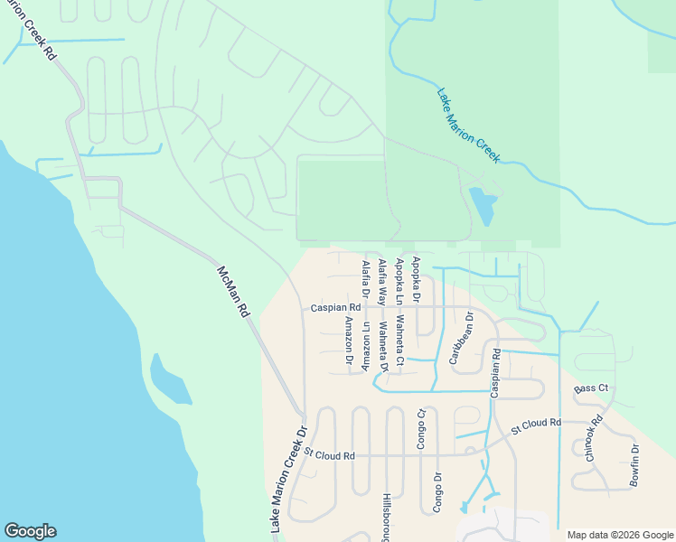map of restaurants, bars, coffee shops, grocery stores, and more near 617 Alafia Place in Poinciana