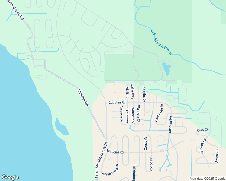 map of restaurants, bars, coffee shops, grocery stores, and more near 617 Alafia Place in Poinciana