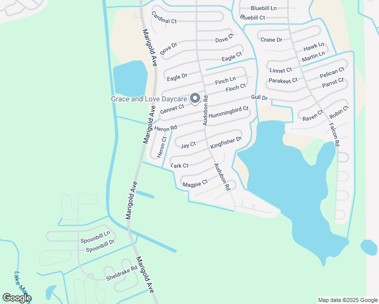 map of restaurants, bars, coffee shops, grocery stores, and more near 421 Lark Court in Kissimmee