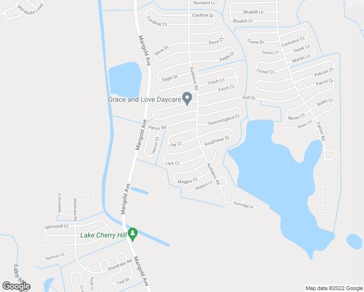 map of restaurants, bars, coffee shops, grocery stores, and more near 439 Jay Court in Kissimmee