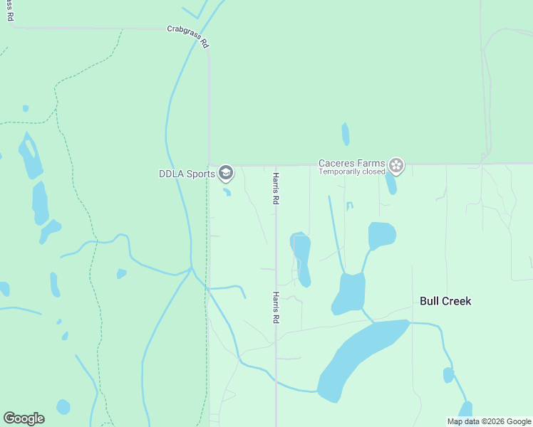 map of restaurants, bars, coffee shops, grocery stores, and more near 6080 Harris Road in Saint Cloud