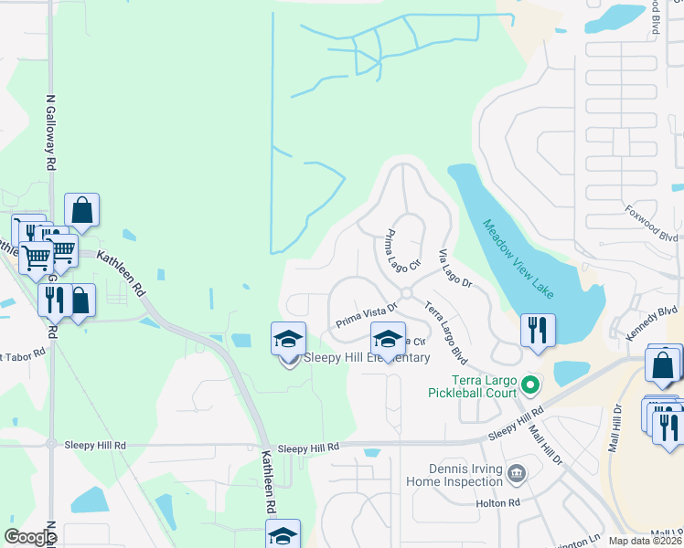 map of restaurants, bars, coffee shops, grocery stores, and more near 1947 Altavista Circle in Lakeland