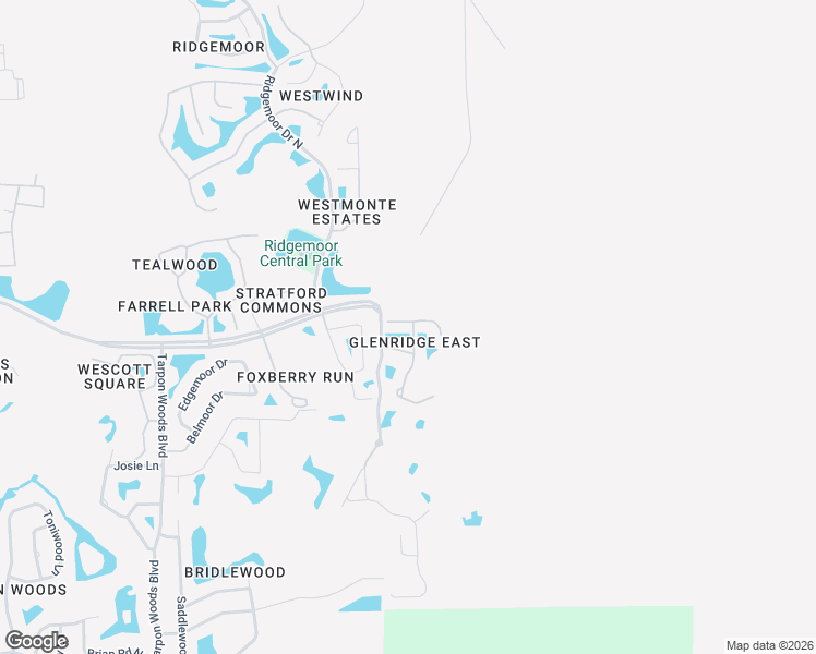map of restaurants, bars, coffee shops, grocery stores, and more near 5836 Windermere Drive in Palm Harbor