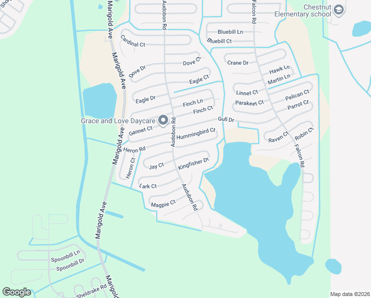 map of restaurants, bars, coffee shops, grocery stores, and more near 509 Kingfisher Drive in Poinciana