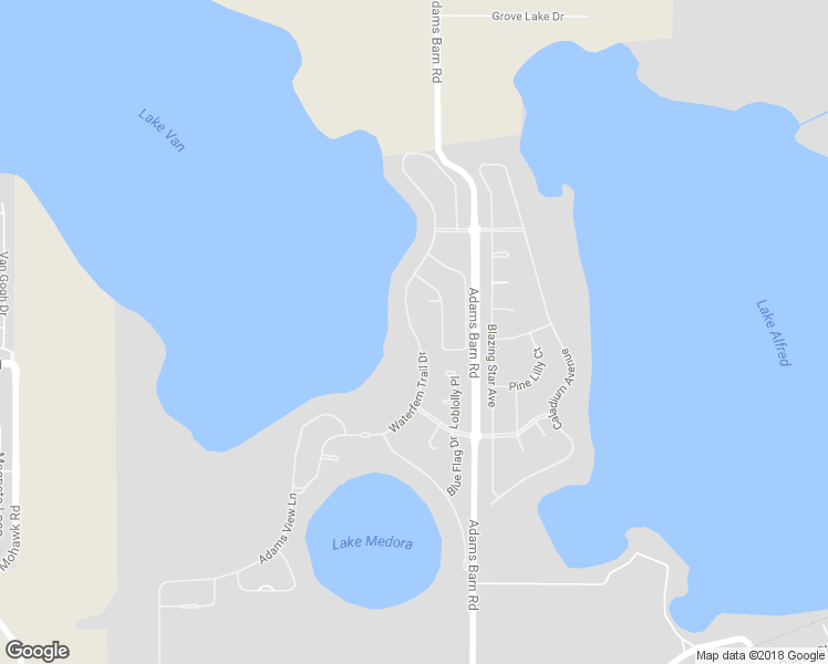 map of restaurants, bars, coffee shops, grocery stores, and more near Waterfern Trail Drive in Auburndale