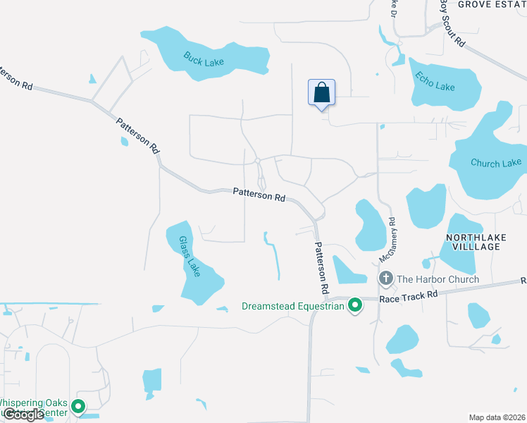 map of restaurants, bars, coffee shops, grocery stores, and more near 15110 Patterson Road in Odessa