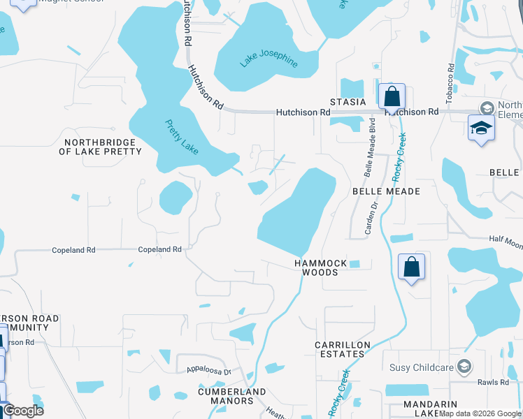 map of restaurants, bars, coffee shops, grocery stores, and more near 16035 Chastain Road in Odessa