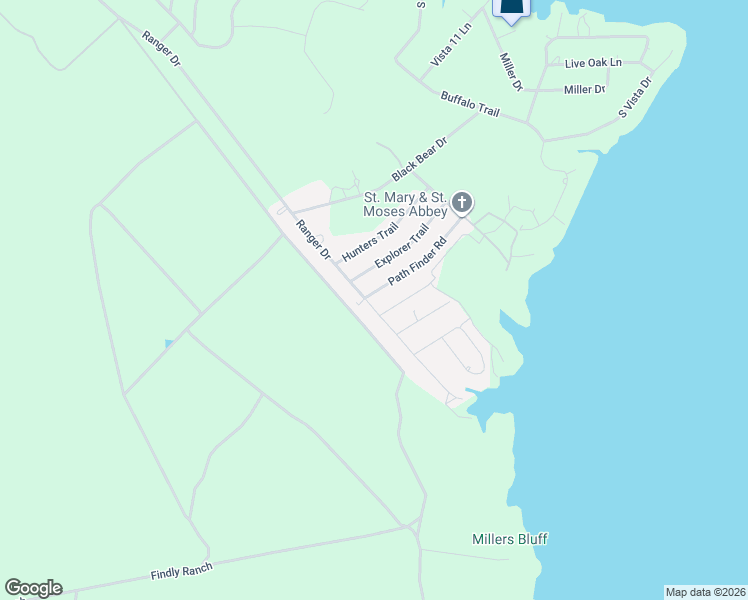 map of restaurants, bars, coffee shops, grocery stores, and more near 108 Explorer Trail in Sandia