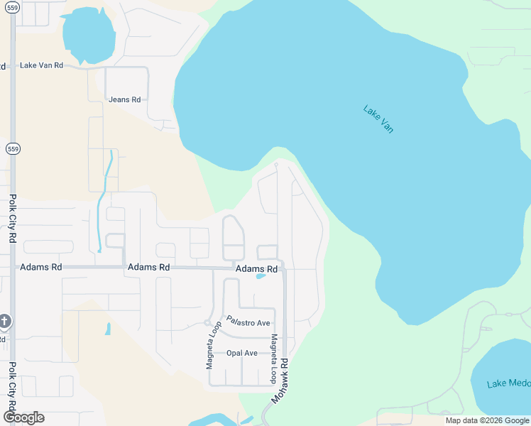 map of restaurants, bars, coffee shops, grocery stores, and more near 1917 Van Buren Loop in Auburndale
