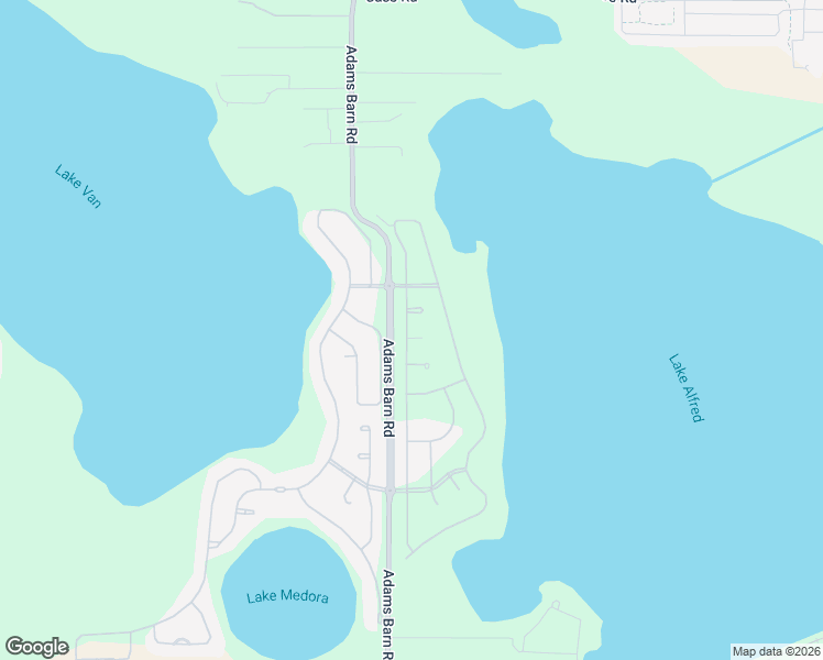 map of restaurants, bars, coffee shops, grocery stores, and more near 314 Pulchella Way in Lake Alfred