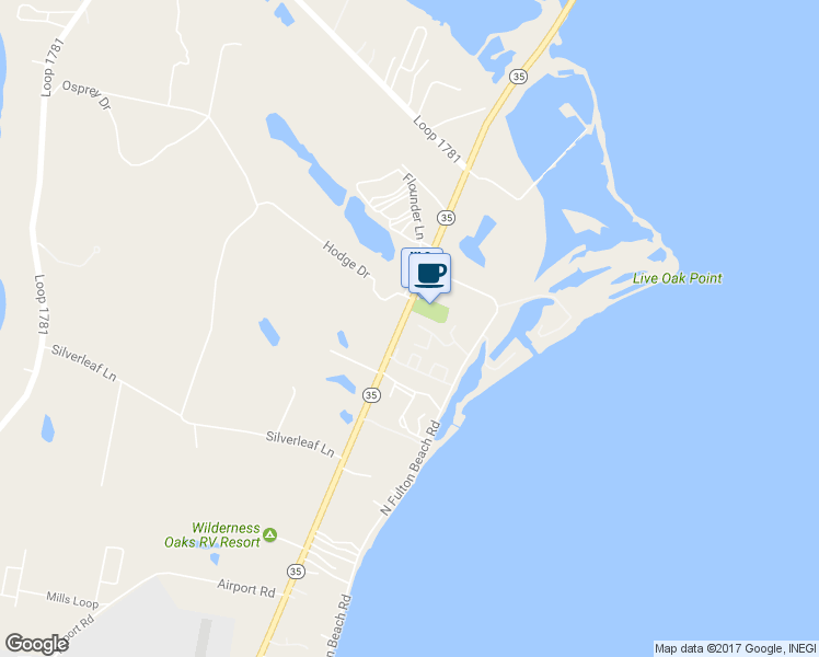 map of restaurants, bars, coffee shops, grocery stores, and more near 25 Bahama North in Rockport