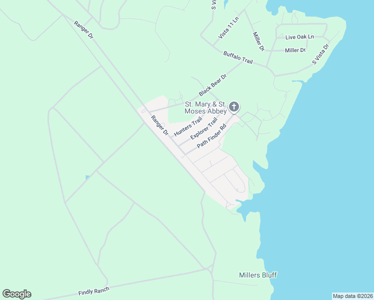 map of restaurants, bars, coffee shops, grocery stores, and more near 108 Explorer Trail in Sandia