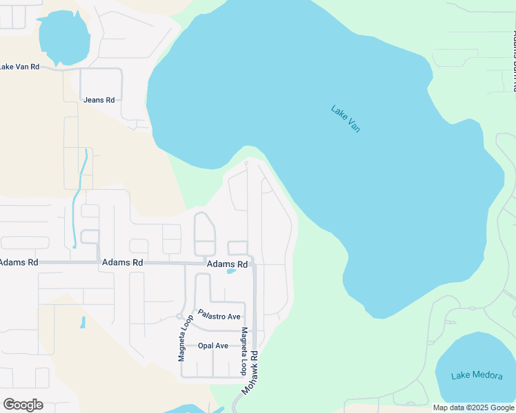 map of restaurants, bars, coffee shops, grocery stores, and more near 447 Autumn Stream Drive in Auburndale