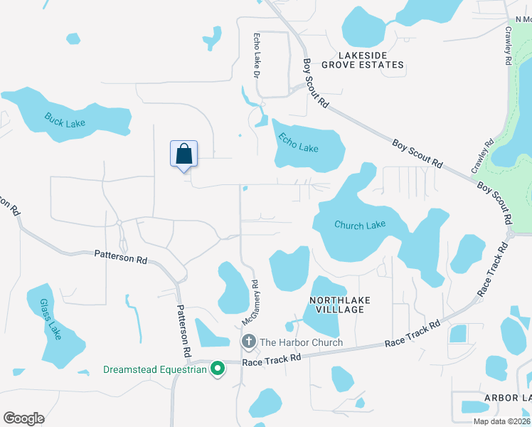map of restaurants, bars, coffee shops, grocery stores, and more near 16315 McGlamery Road in Odessa