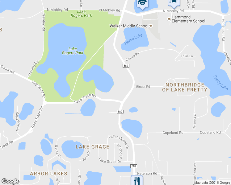 map of restaurants, bars, coffee shops, grocery stores, and more near 9612 Becker Carson Trail in Odessa