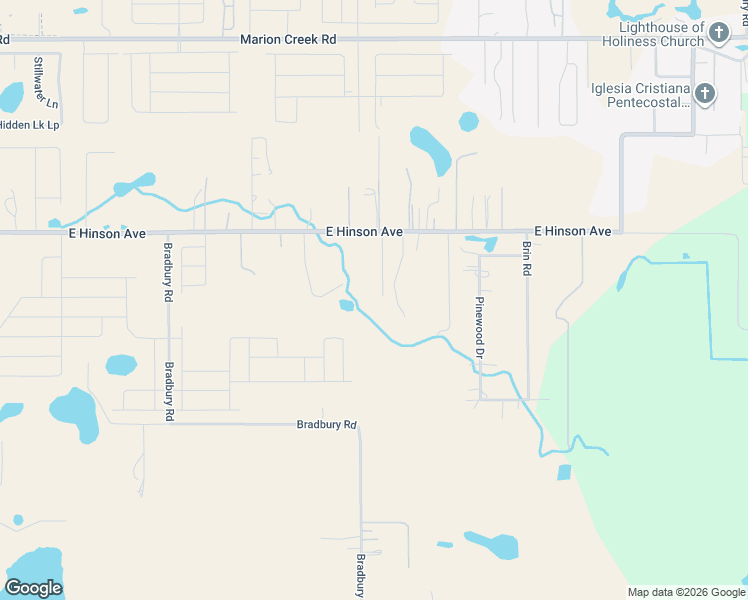 map of restaurants, bars, coffee shops, grocery stores, and more near 5013 East Hinson Avenue in Haines City