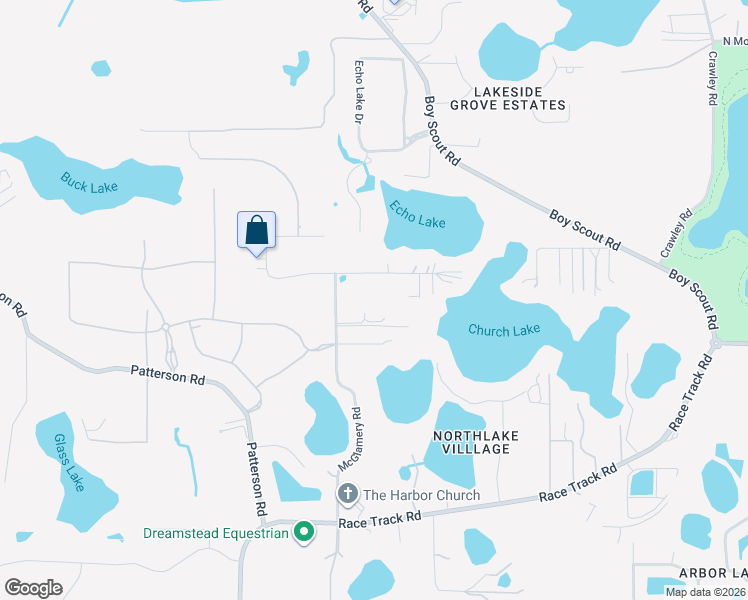 map of restaurants, bars, coffee shops, grocery stores, and more near 16315 McGlamery Road in Odessa
